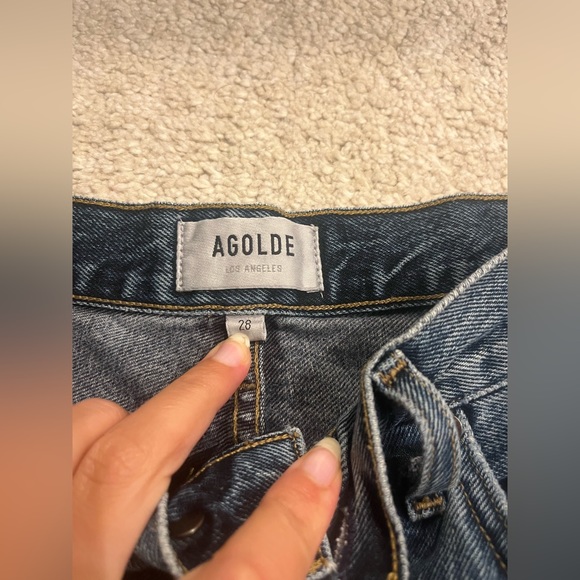 Agolde jeans in size 28. Barely worn. Selling because too big for me - Picture 4 of 4